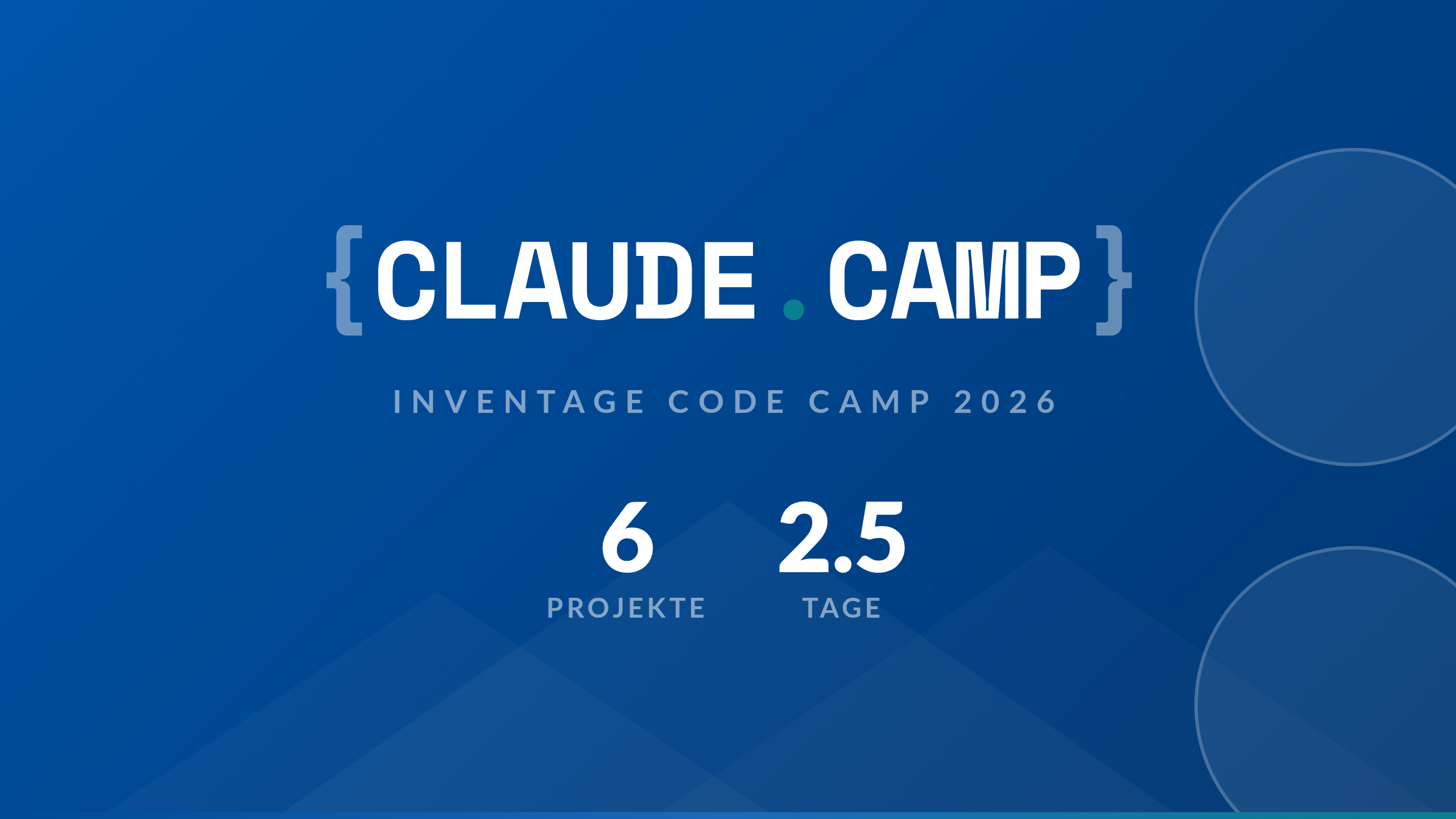 Code Camp: Wie wir in 2.5 Tagen sechs AI-Projekte gebaut haben