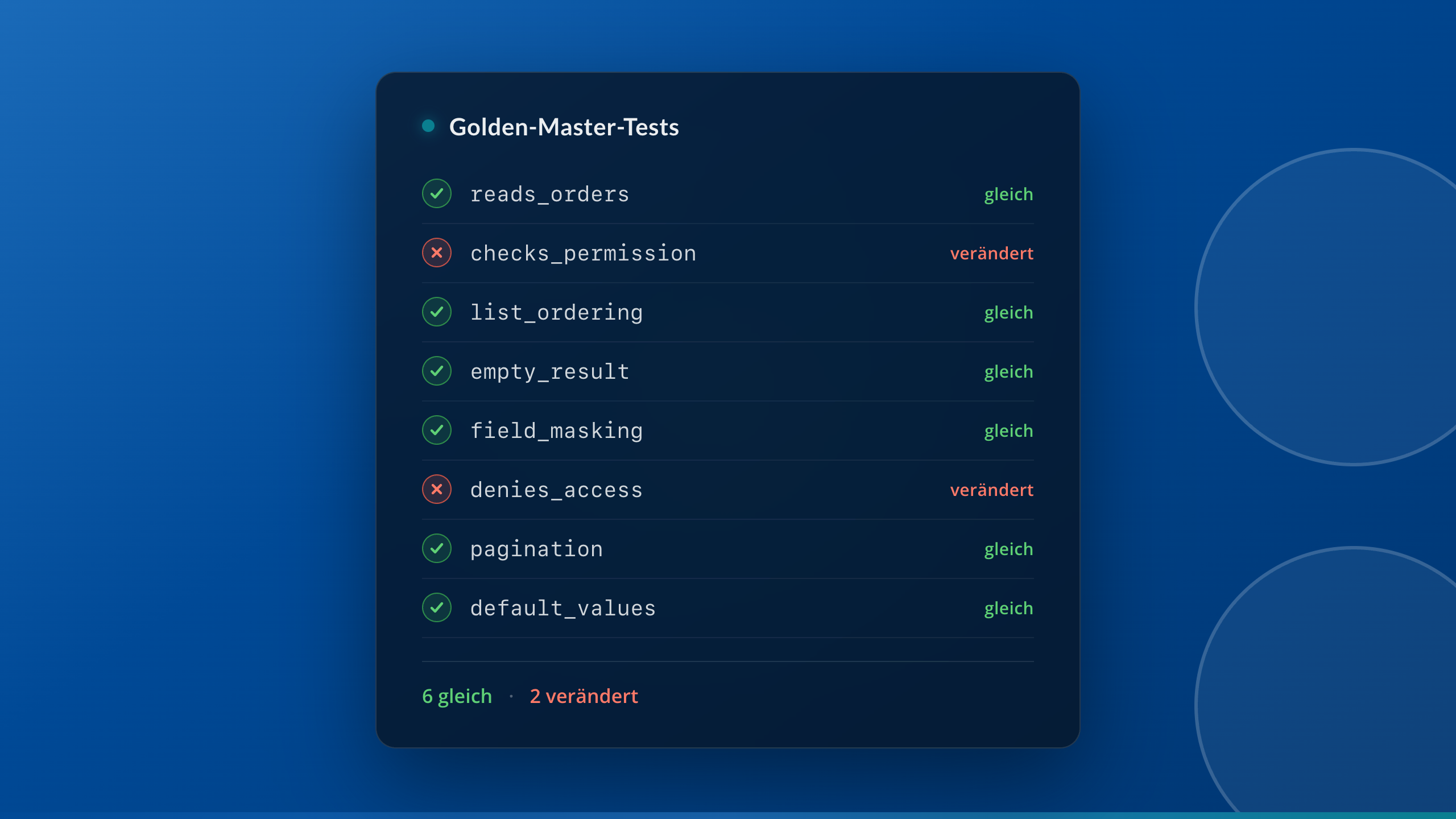 Golden-Master-Testing: grosse Umbauten ohne Blindflug