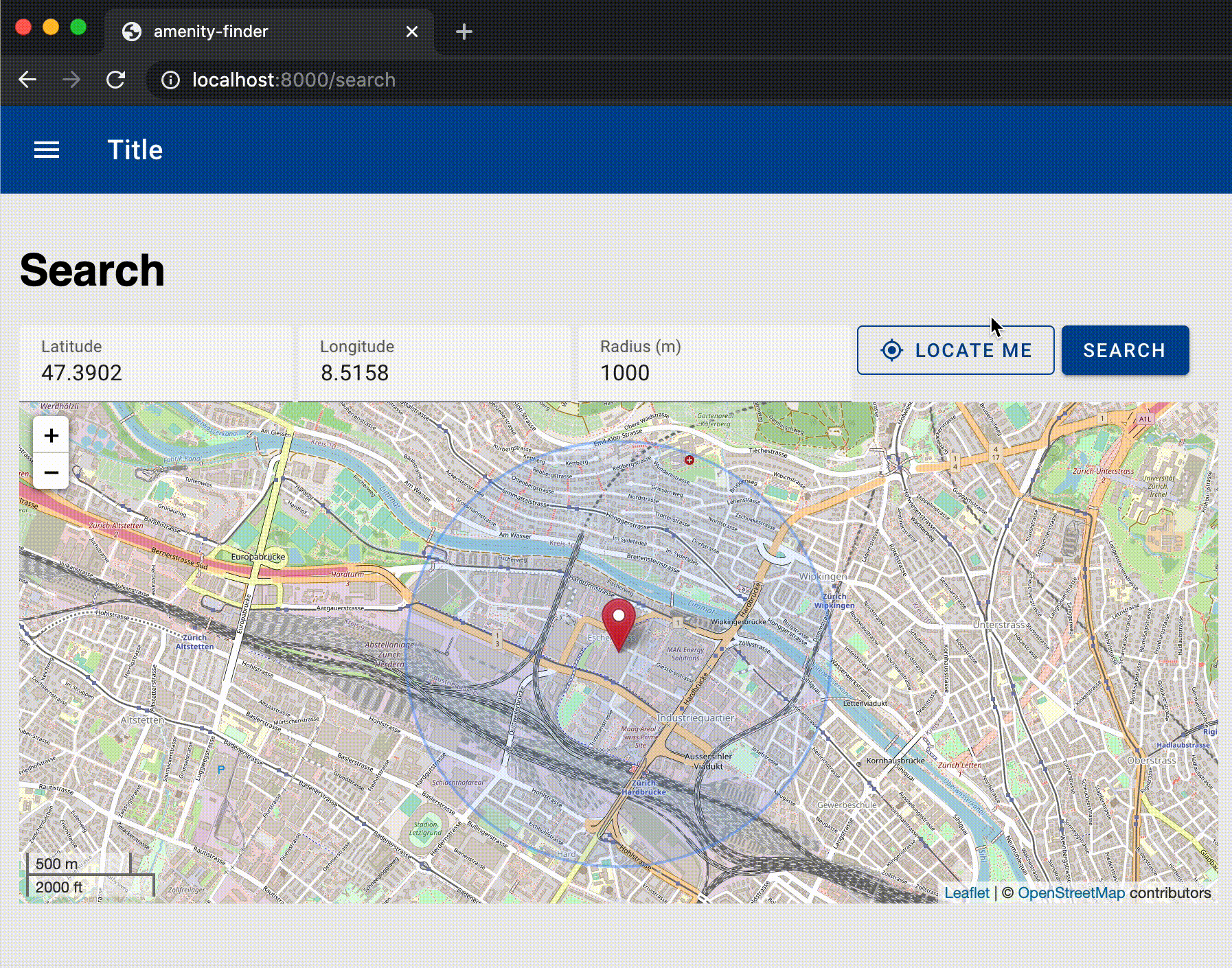 Parametrisierung und Routing